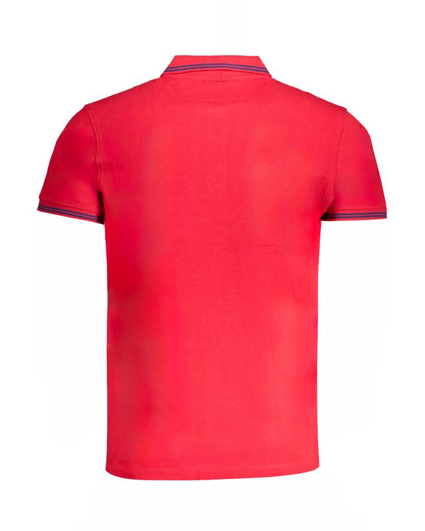 Red Cotton Polo Shirt