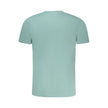 Green Cotton Men T-Shirt