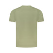 Green Cotton Men T-Shirt