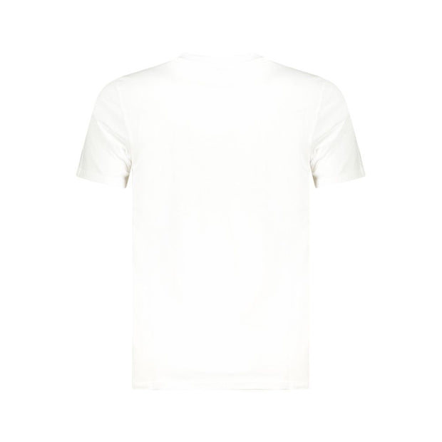 White Cotton Men T-Shirt