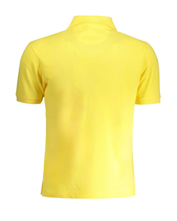 Yellow Cotton Polo Shirt