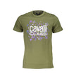 Green Cotton Men T-Shirt