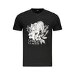 Black Cotton Men T-Shirt