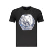 Black Cotton Men T-Shirt