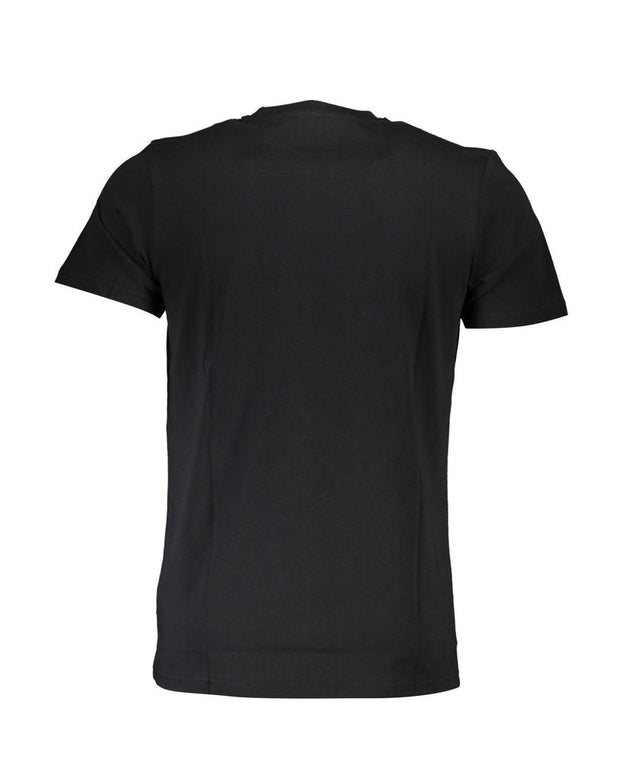 Black Cotton Men T-Shirt