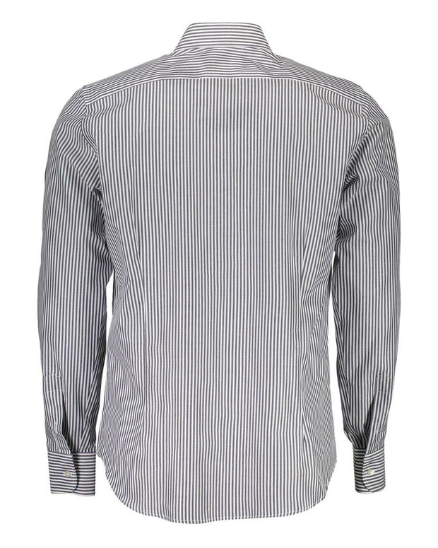 Blue Cotton Men Shirt