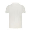 White Cotton Men Polo Shirt