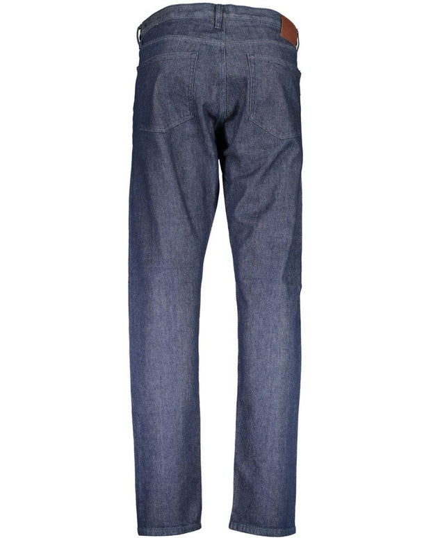 Blue Cotton Men Jeans