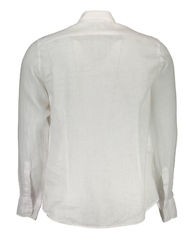 White Linen Men Shirt