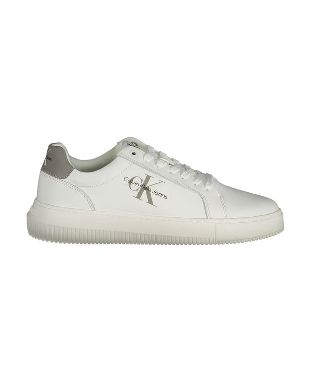White Leather Men Sneaker