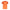 Orange Polyester Men T-Shirt