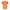 Orange Polyester Men T-Shirt