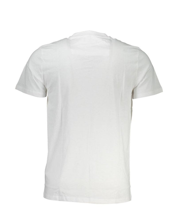 White Cotton Men T-Shirt