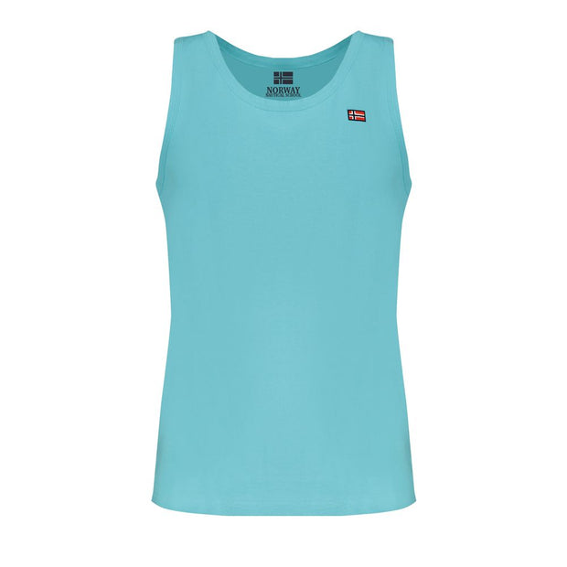 Light Blue Cotton Men Shirt