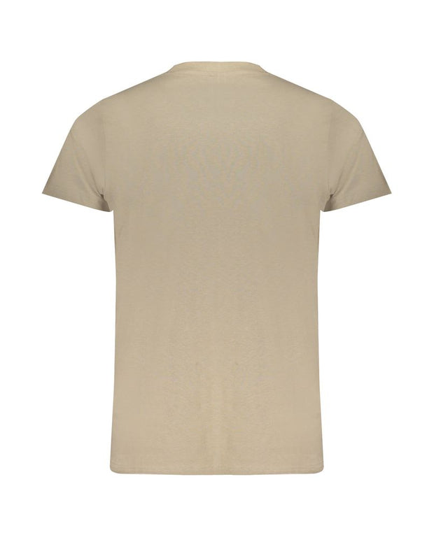 Beige Cotton T-Shirt