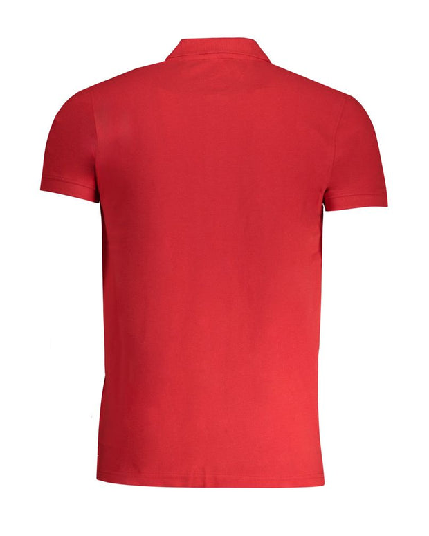 Red Cotton Polo Shirt