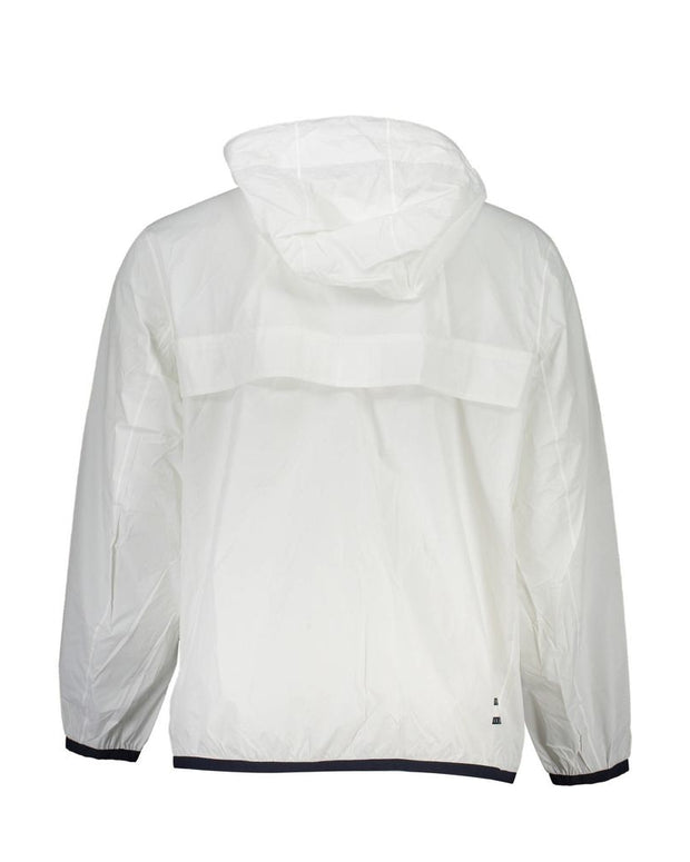 White Recycled Nylon Men Jacket