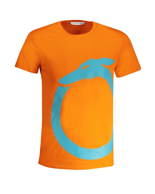 Orange Cotton T-Shirt