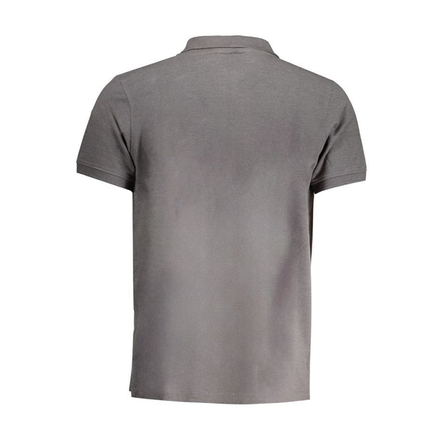 Brown Cotton Men Polo Shirt