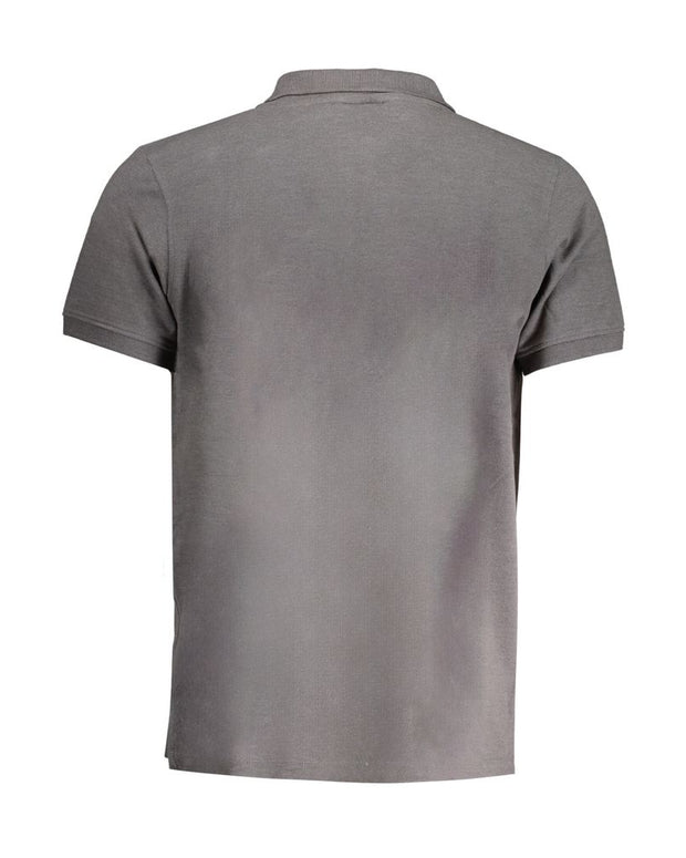 Brown Cotton Men Polo Shirt