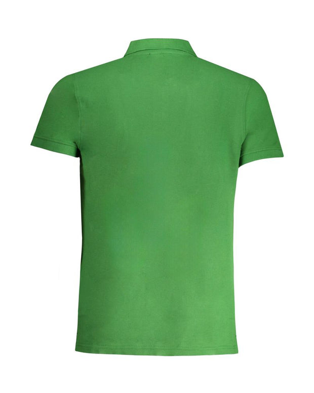 Green Cotton Polo Shirt