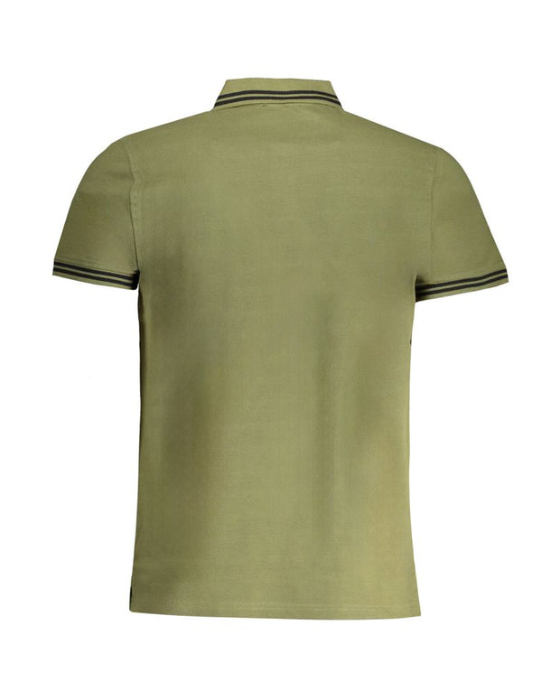 Green Cotton Polo Shirt