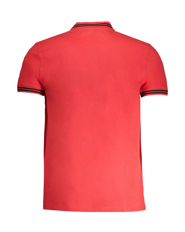 Red Cotton Polo Shirt