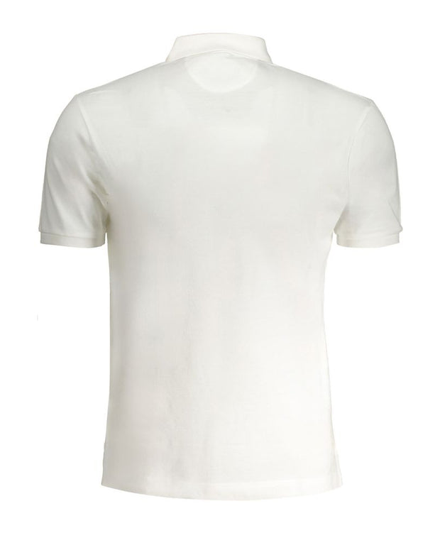White Cotton Polo Shirt