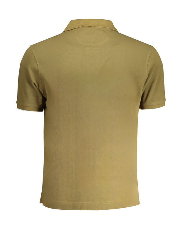 Green Cotton Polo Shirt
