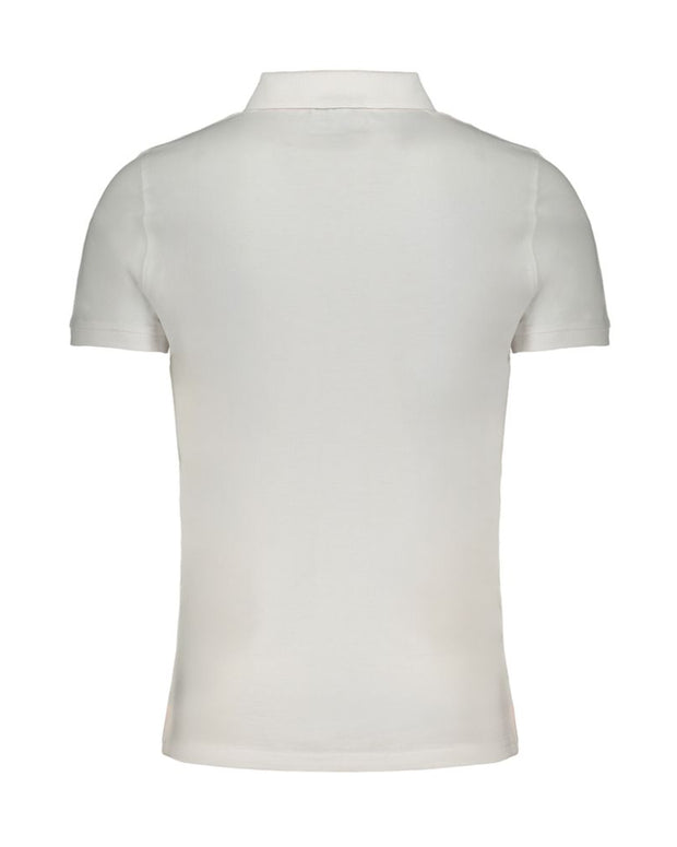 White Cotton Polo Shirt
