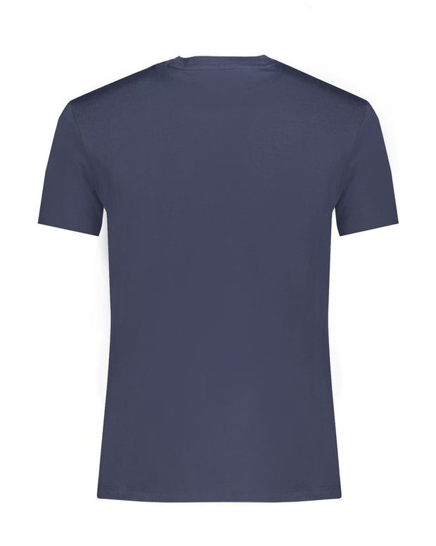 Blue Cotton Men TShirt