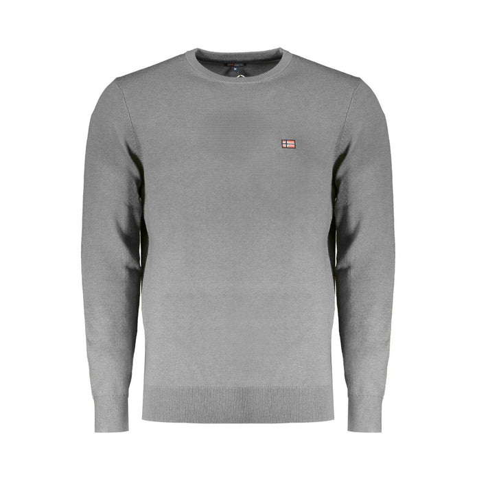 Brown Polyester Men Sweater