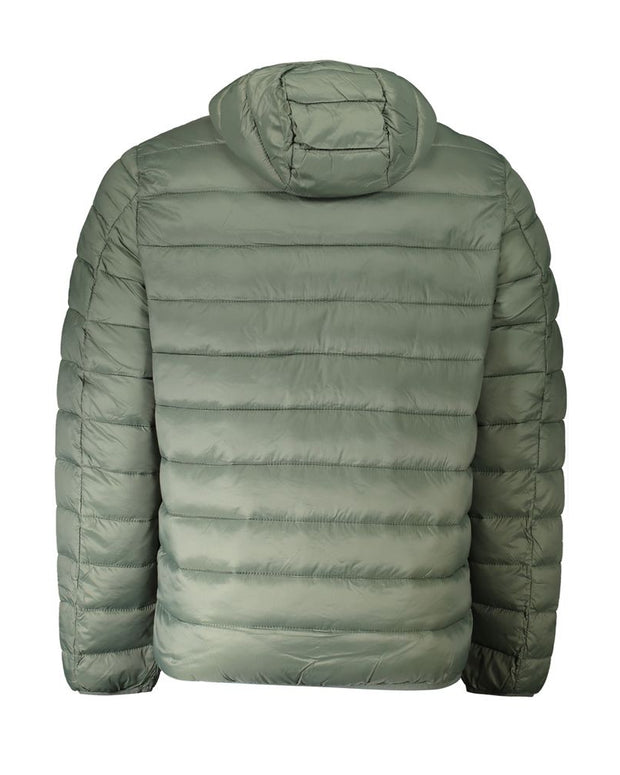 Green Polyamide Men Jacket