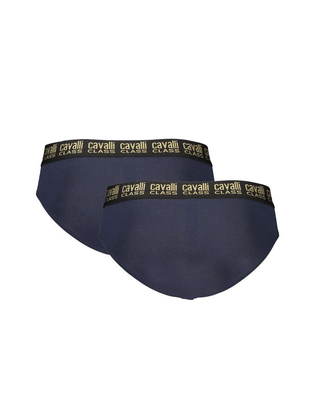 Blue Cotton Mens Underwear