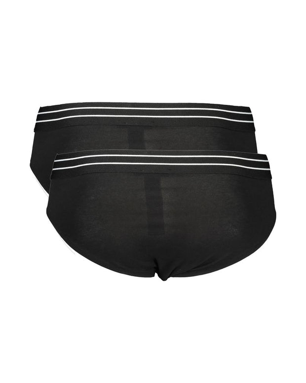 Black Cotton Men Underwear