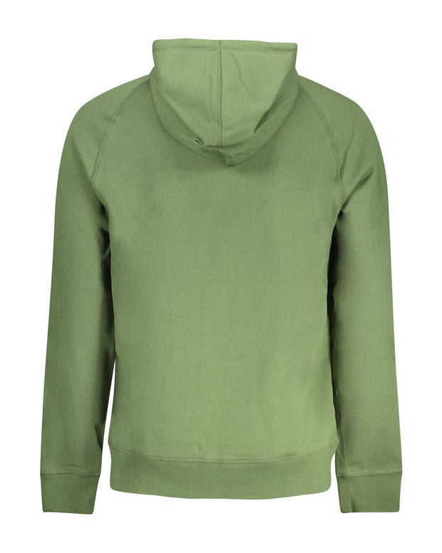Green Cotton Men Sweater