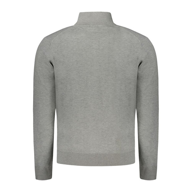 Brown Polyester Men Cardigan