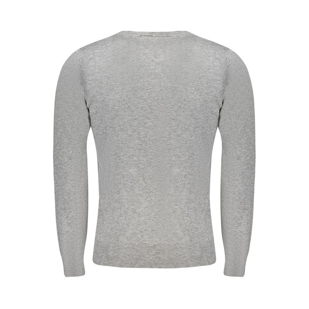 Brown Polyester Men Sweater