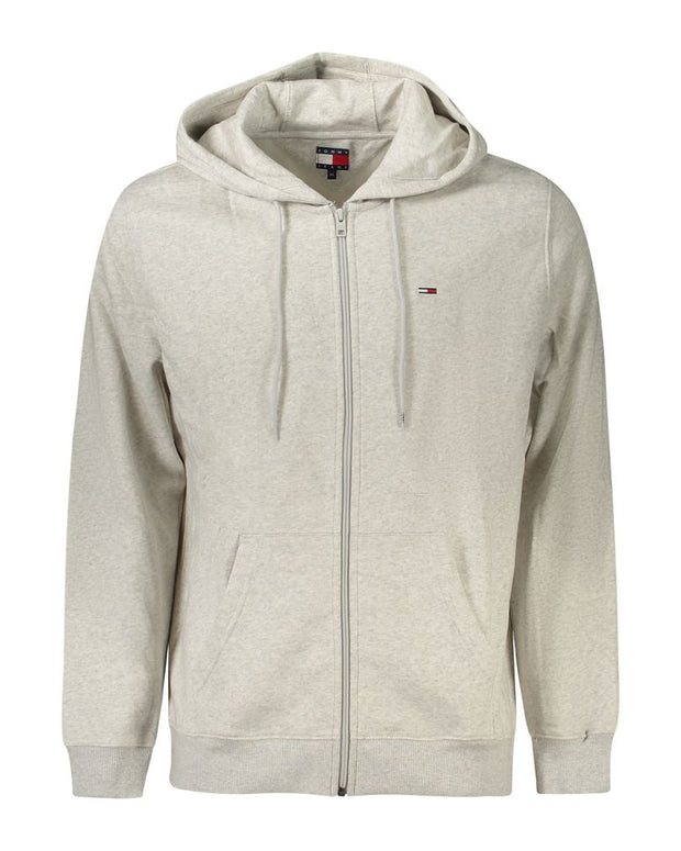 Gray Cotton Men Sweater