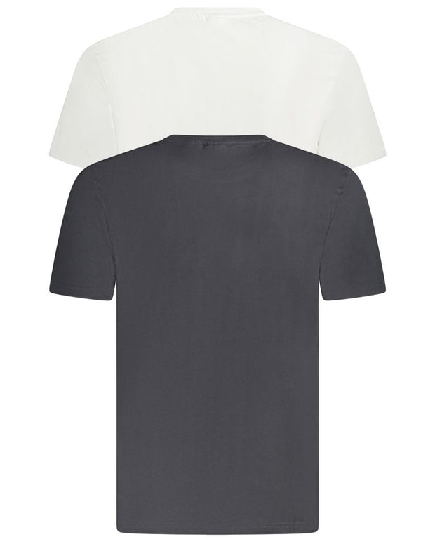 White Cotton Men T-Shirt