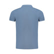 Blue Cotton Polo Shirt