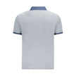 Blue Cotton Polo Shirt