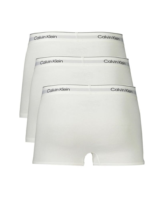 White Cotton Men Boxer
