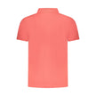 Pink Cotton Men Polo Shirt