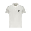 White Cotton Men Polo Shirt