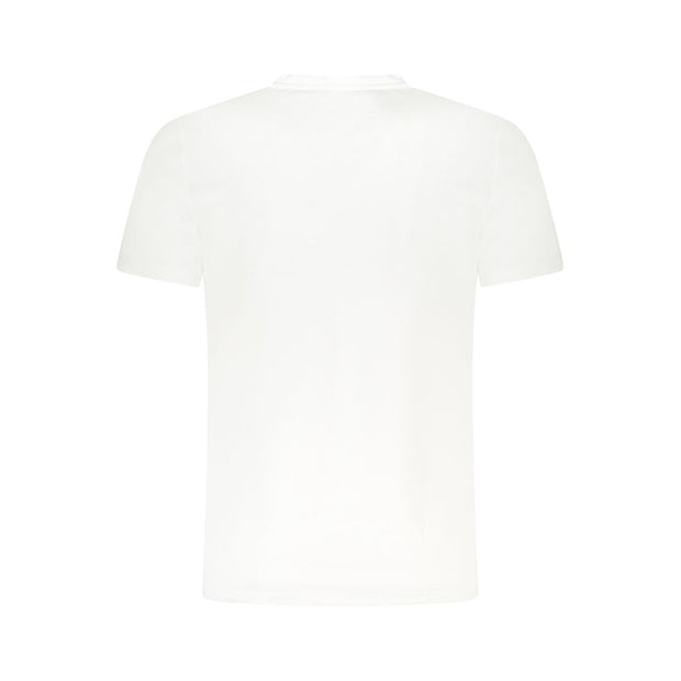 White Cotton Men T-Shirt