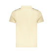 Beige Cotton Men Polo Shirt