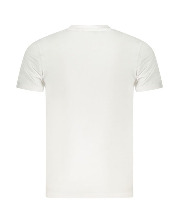 White Cotton Mens TShirt