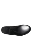 Black Jacquard Slip On Loafers Formal Shoes