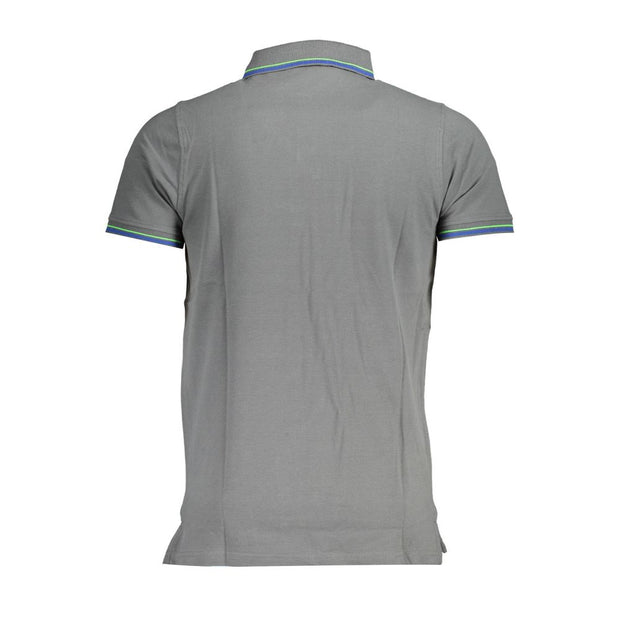 Brown Cotton Men Polo Shirt